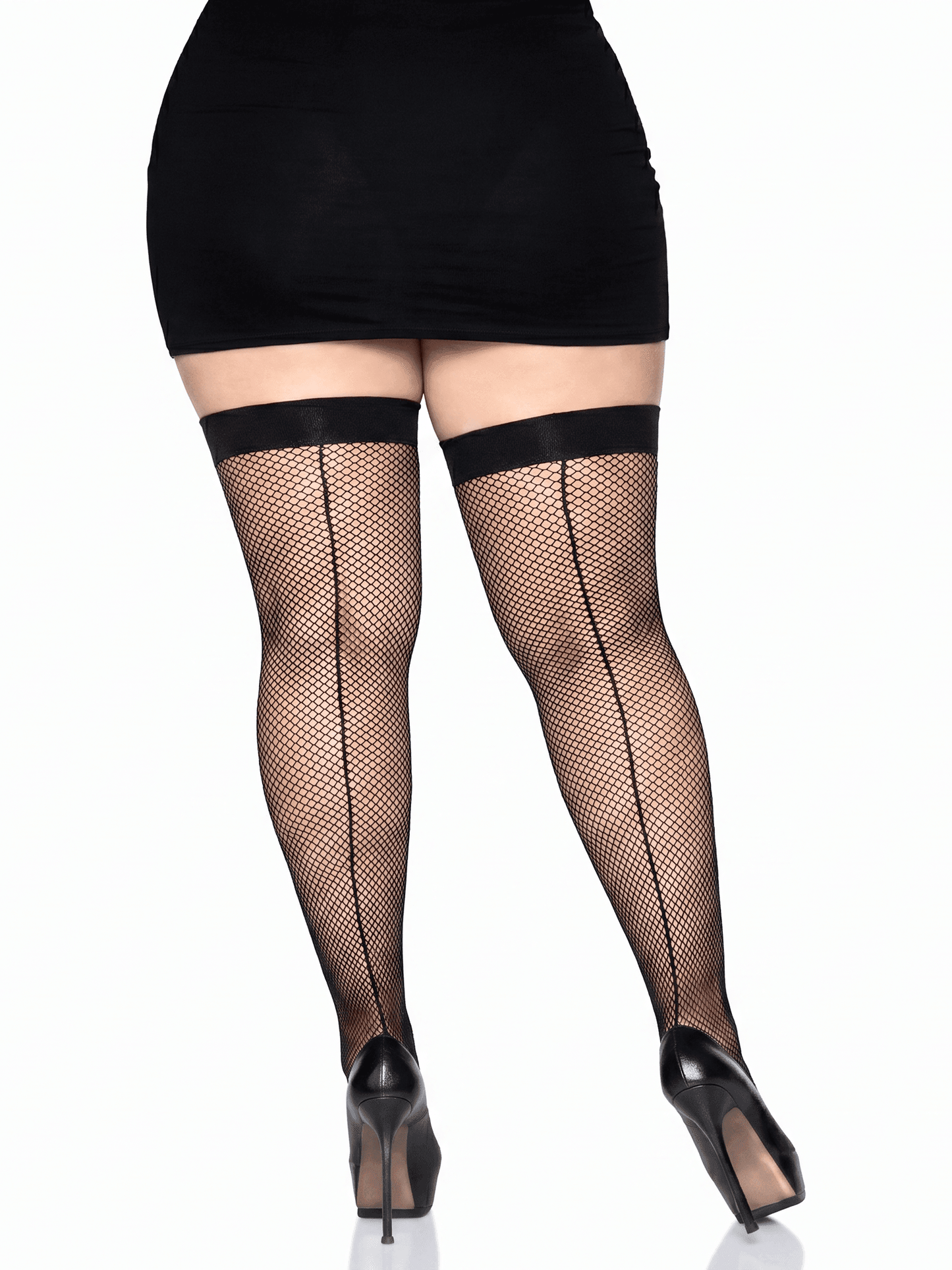 Fiona Fishnet Thigh High Stockings