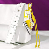Sneakers Name Tag Braided Thread Keychain / Bag Charm - Madeline Love - Flyclothing LLC