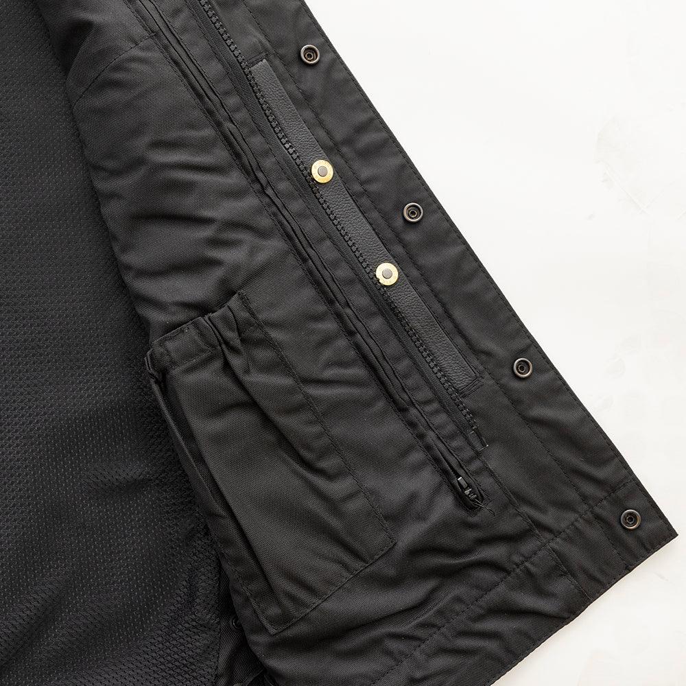 Sniper Men's Motorcycle Leather Vest - First Manufacturing Company - Flyclothing LLC