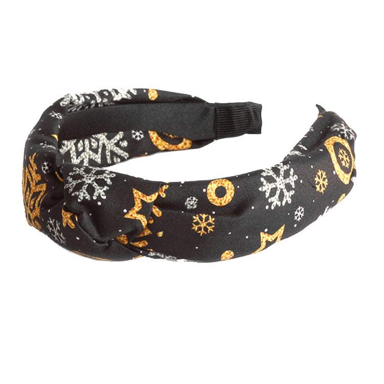 Snowflake Burnout Knot Headband - Madeline Love - Flyclothing LLC