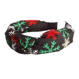 Snowflake Burnout Knot Headband - Madeline Love - Flyclothing LLC