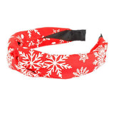 Snowflake Burnout Knot Headband - Madeline Love - Flyclothing LLC