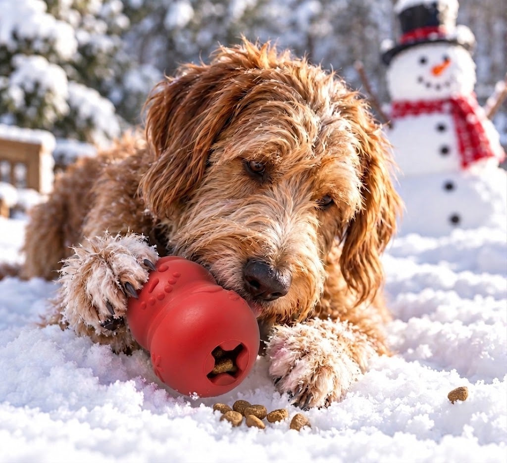 Snowman Dog Toy - Durable Winter Chew Toy for Large Dogs | USA Made - SodaPup/True Dogs, LLC - Flyclothing LLC
