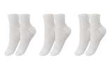 TITTIMITTI® Women’s 100% Organic Mercerized Cotton Filo di Scozia Socks — 3-Pack, Made in Italy - tittimitti - Flyclothing LLC