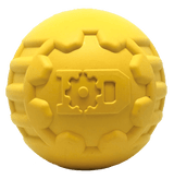 Industrial Dog Ball Rubber Chew Toy for Heavy Chewers | Yellow | USA Made | SodaPup - SodaPup/True Dogs, LLC - Flyclothing LLC