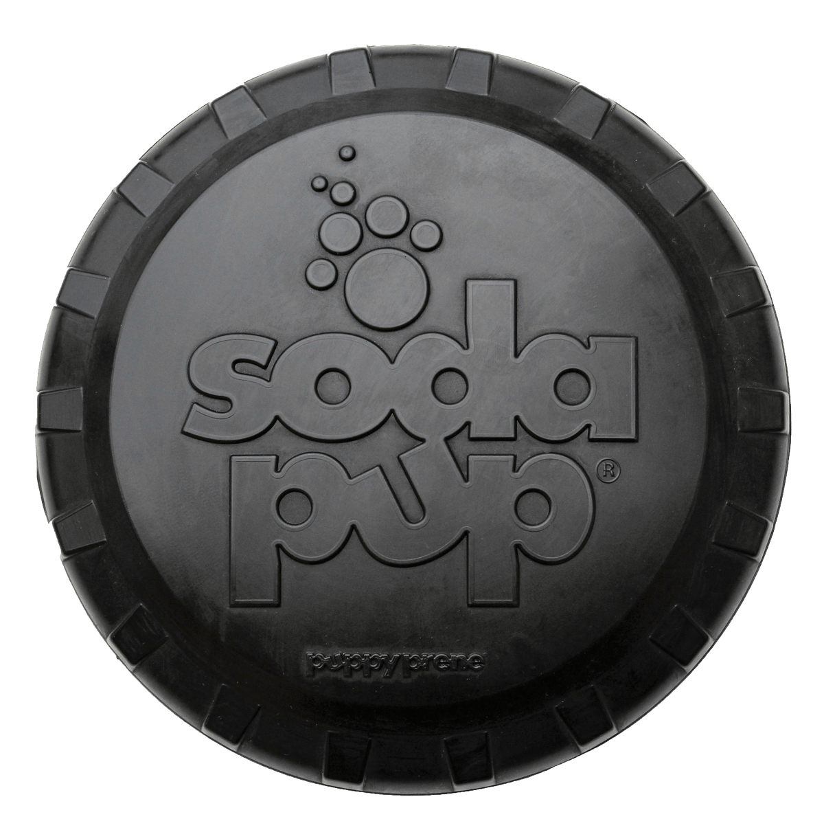Magnum Bottle Top Flyer Rubber Frisbee for Heavy Chewers | Large | USA Made - SodaPup/True Dogs, LLC - Flyclothing LLC