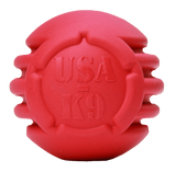 USA-K9 Stars and Stripes Rubber Dog Toy | K9 Handler Reward Toy | Red | USA Made - SodaPup/True Dogs, LLC - Flyclothing LLC