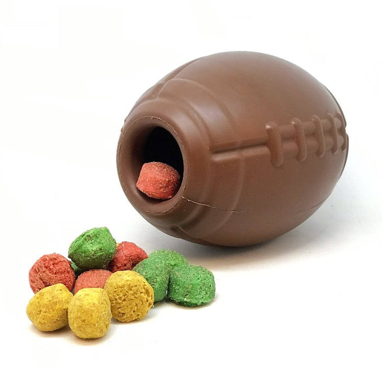 Football Dog Chew Toy & Treat Dispenser - USA Made | SodaPup - SodaPup/True Dogs, LLC - Flyclothing LLC