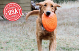 Bottle Top Flyer Rubber Frisbee for Dogs | Orange | Vet Approved | USA Made - SodaPup/True Dogs, LLC - Flyclothing LLC