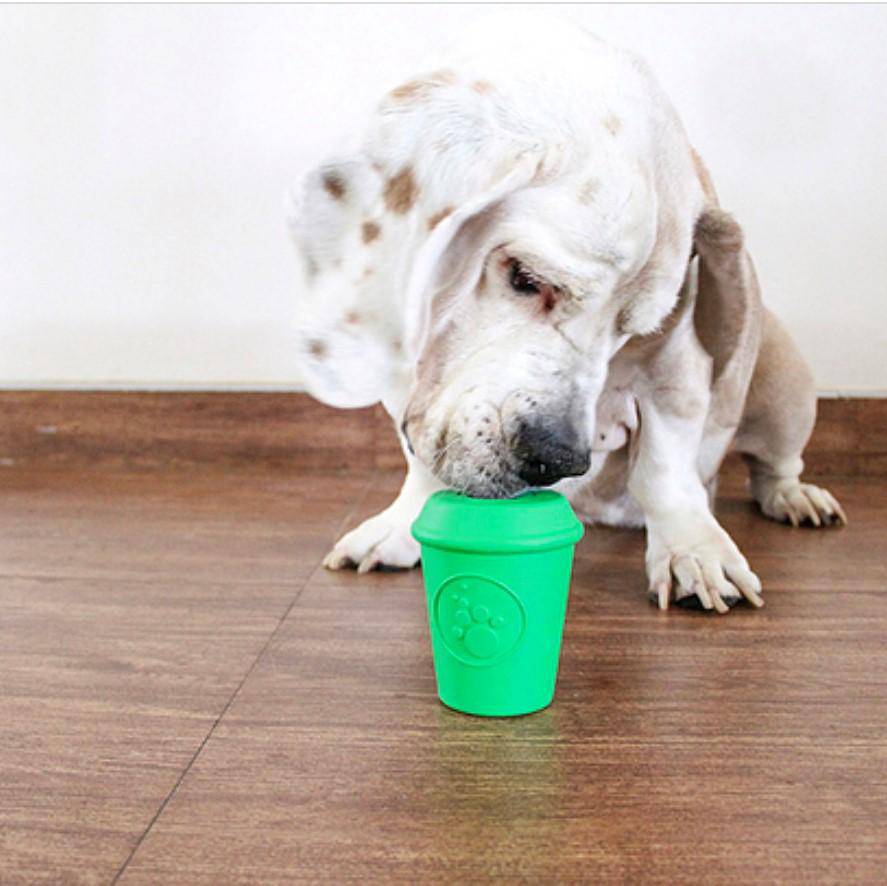 Coffee Cup Rubber Dog Chew Toy for Power Chewers | Treat Dispenser | USA Made - SodaPup/True Dogs, LLC - Flyclothing LLC