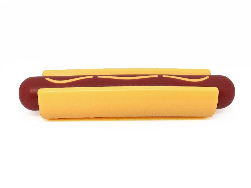 Hot Dog Nylon Dog Toy for Aggressive Chewers | USA Made | SodaPup - SodaPup/True Dogs, LLC - Flyclothing LLC