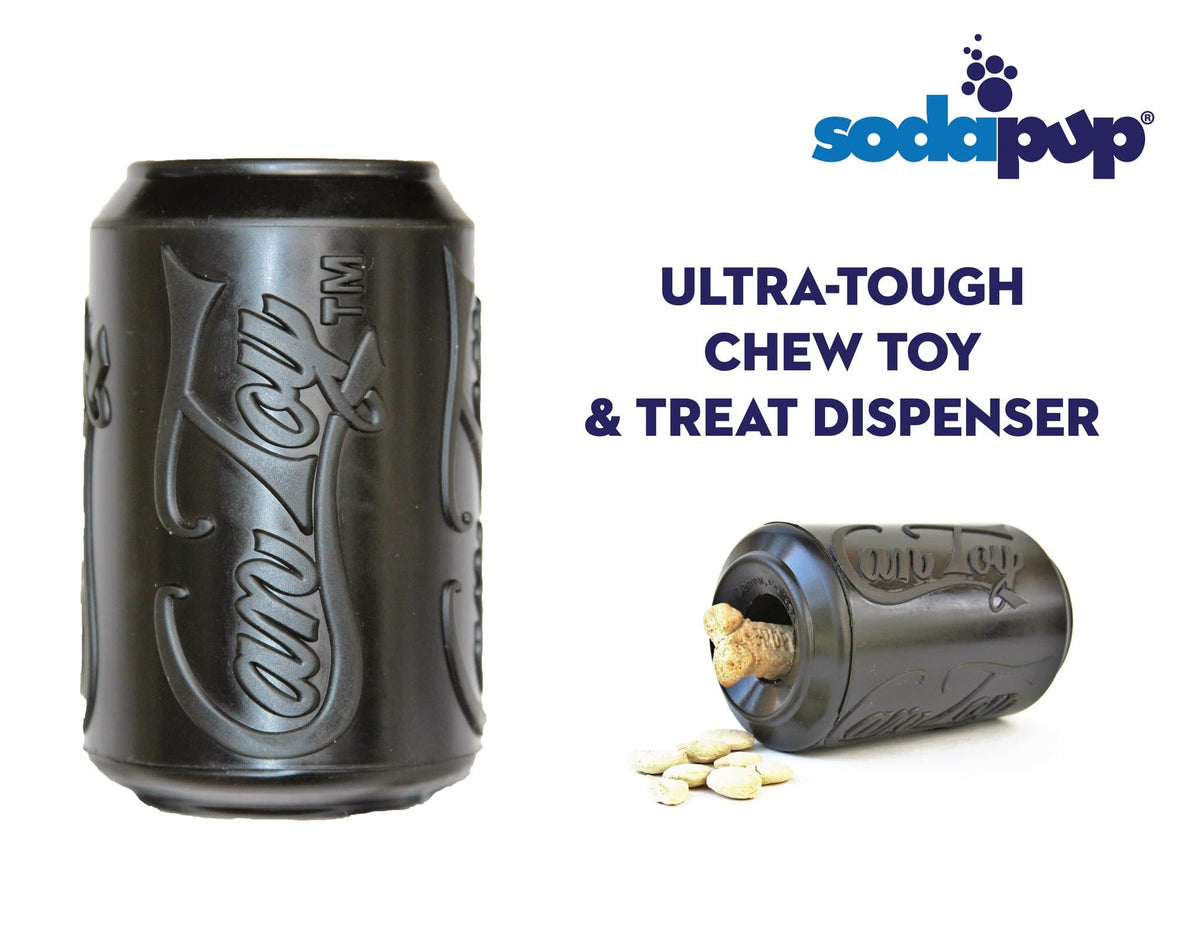 Magnum Can Toy Rubber Dog Chew Toy for Extreme Chewers | Treat Dispenser | USA Made - SodaPup/True Dogs, LLC - Flyclothing LLC