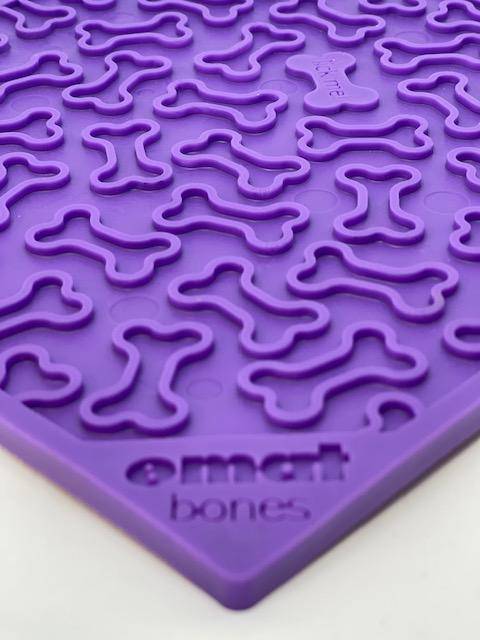 Bones eMat - Enrichment Lick Mat for Dogs and Cats | eMat Enrichment Toy for Anxiety Relief | SodaPup - SodaPup/True Dogs, LLC - Flyclothing LLC