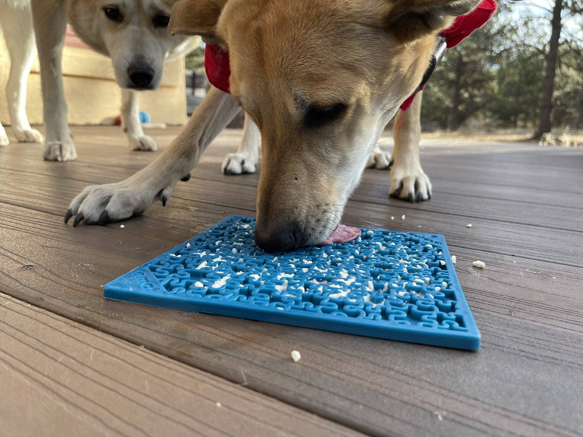 Jigsaw Puzzle eMat - Enrichment Lick Mat for Dogs and Cats | eMat Enrichment Toy for Anxiety Relief | USA Made - SodaPup/True Dogs, LLC - Flyclothing LLC