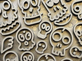 Zombie eMat - Enrichment Lick Mat for Dogs and Cats | Halloween Skull Design | SodaPup - SodaPup/True Dogs, LLC - Flyclothing LLC