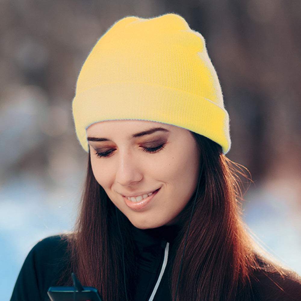 Soft Basic Beanie Hat - Madeline Love - Flyclothing LLC