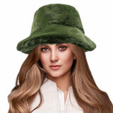 Soft Faux Fur Bucket Hat - Madeline Love - Flyclothing LLC