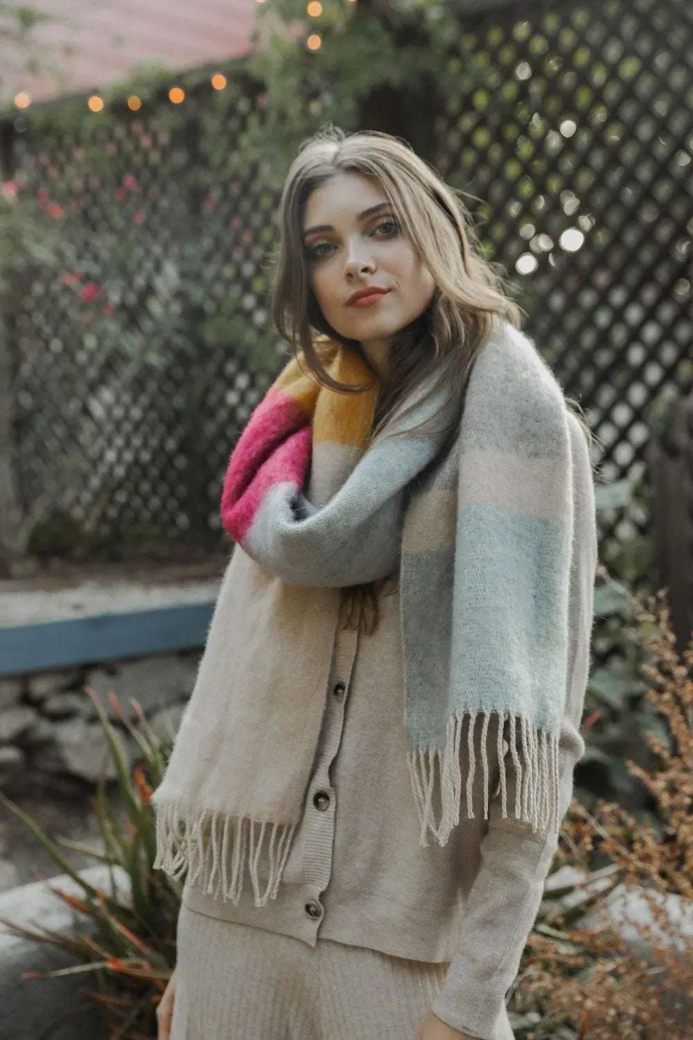 Soft Mohair Scarf - This Years Classic - Boho Clothing and Accessories - Flyclothing LLC