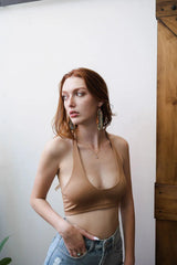 Solid Halter Bralette - Boho Clothing and Accessories - Flyclothing LLC