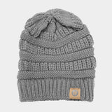 Solid Knitted Hashtag Beanie Hat - Madeline Love - Flyclothing LLC