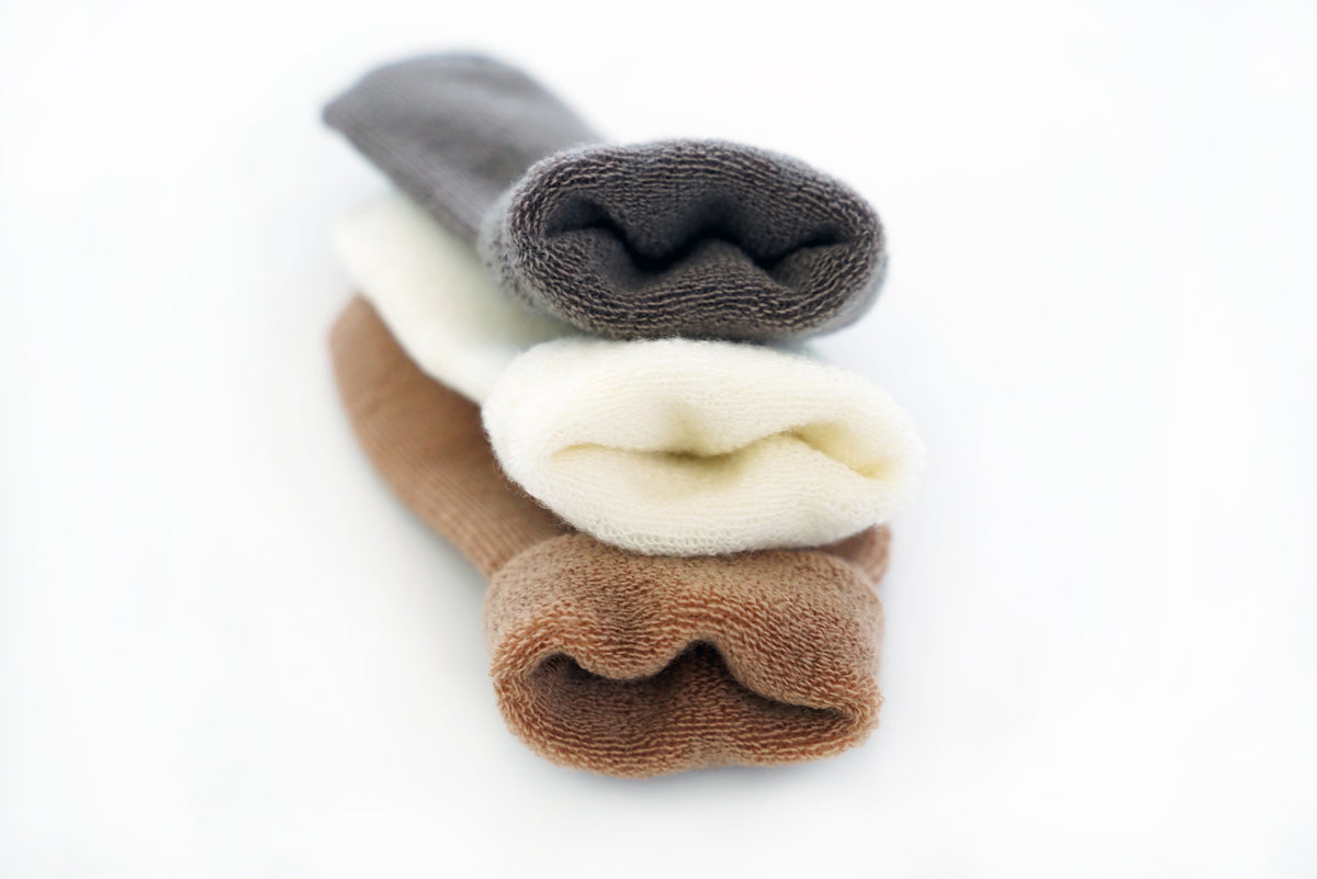 tittimitti® Baby & Toddler 75% Merino Wool Terry Socks 3-Pack – Ages 3–24 Months - tittimitti - Flyclothing LLC