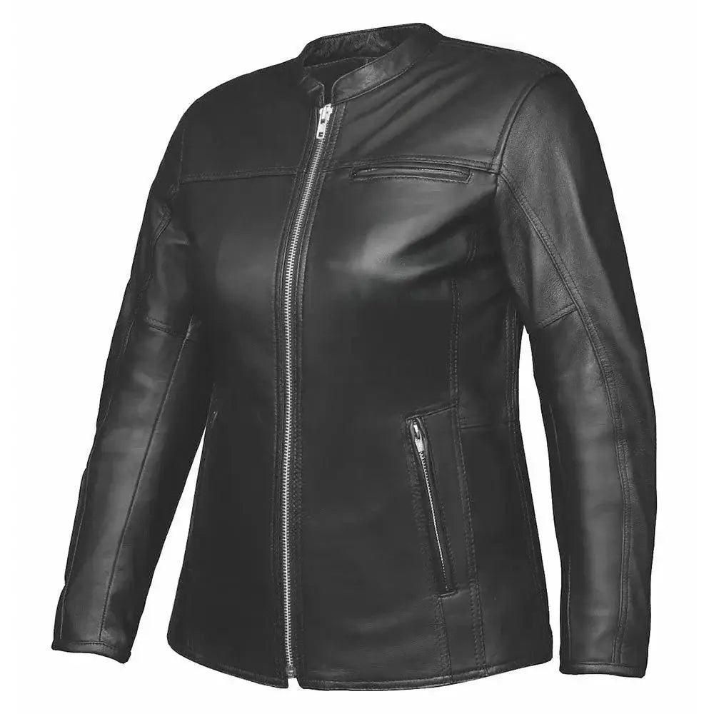 Sophie - Women's Leather Motorcycle Jacket - Unik Just for Bikers - Flyclothing LLC