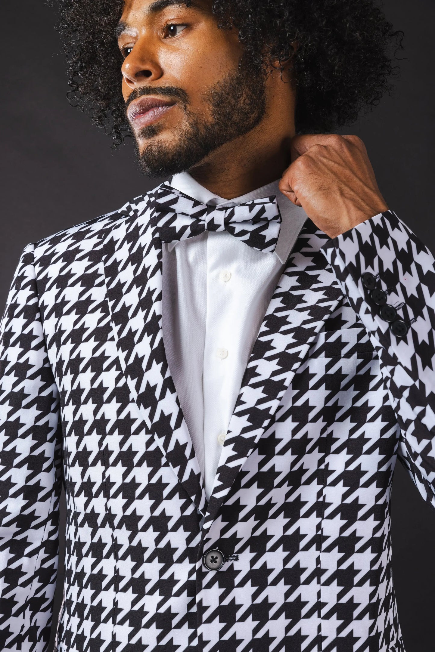The Sophistication | Houndstooth Bow Tie - Shinesty - Flyclothing LLC