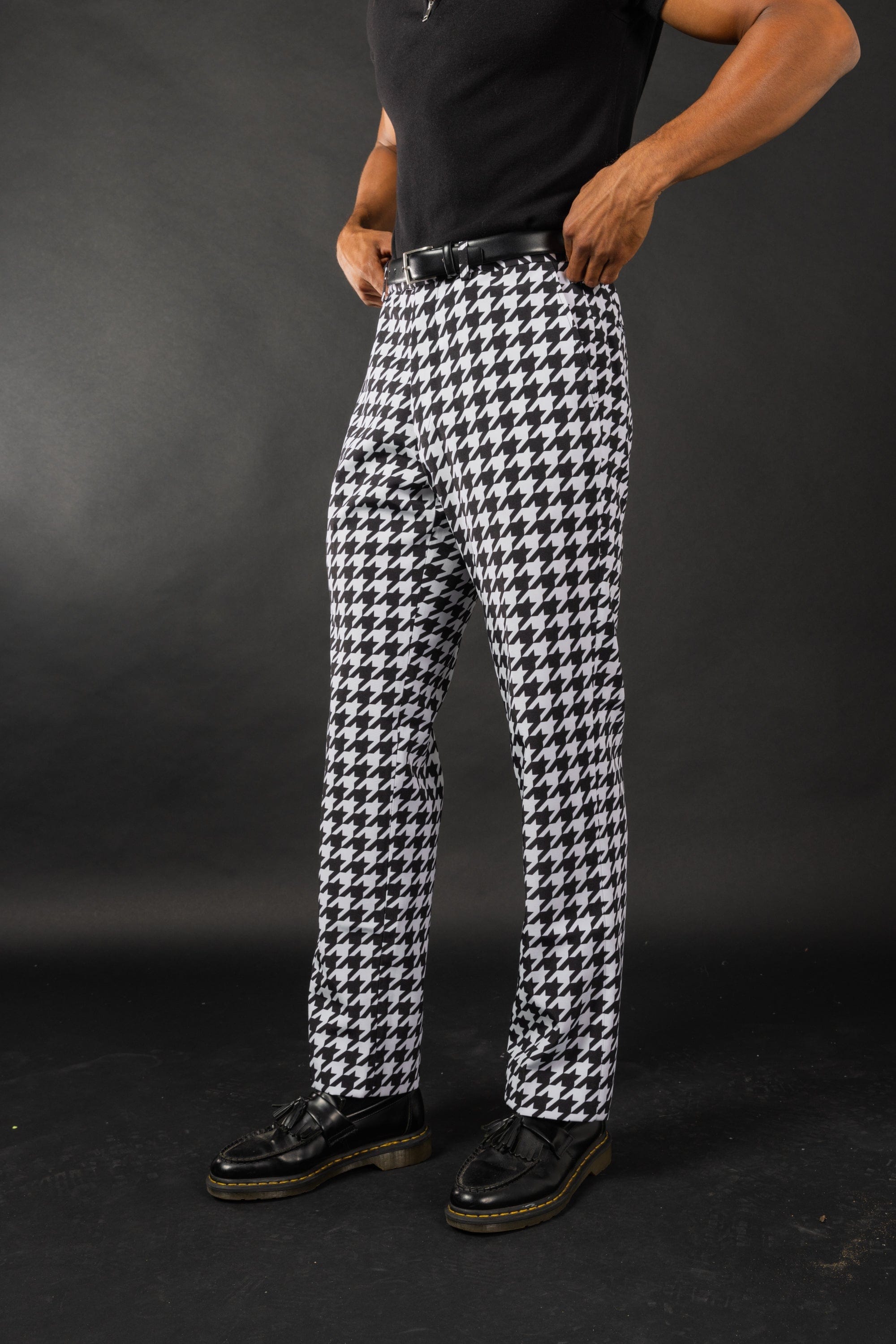 The Sophistication | Houndstooth Suit Pants - Shinesty