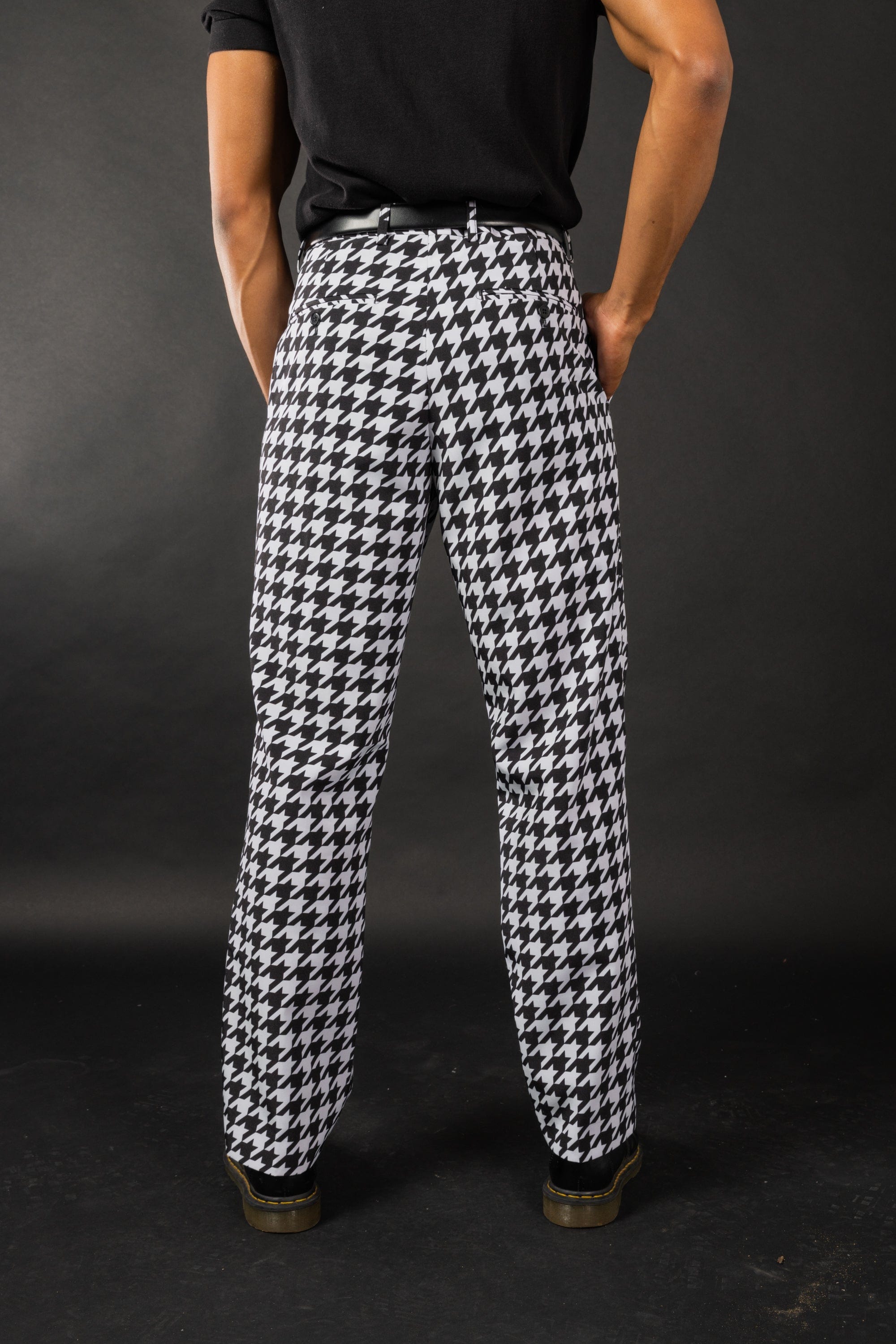 The Sophistication | Houndstooth Suit Pants - Shinesty