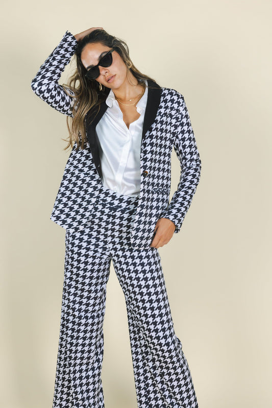 The Sophistication | Houndstooth Women's Suit - Shinesty