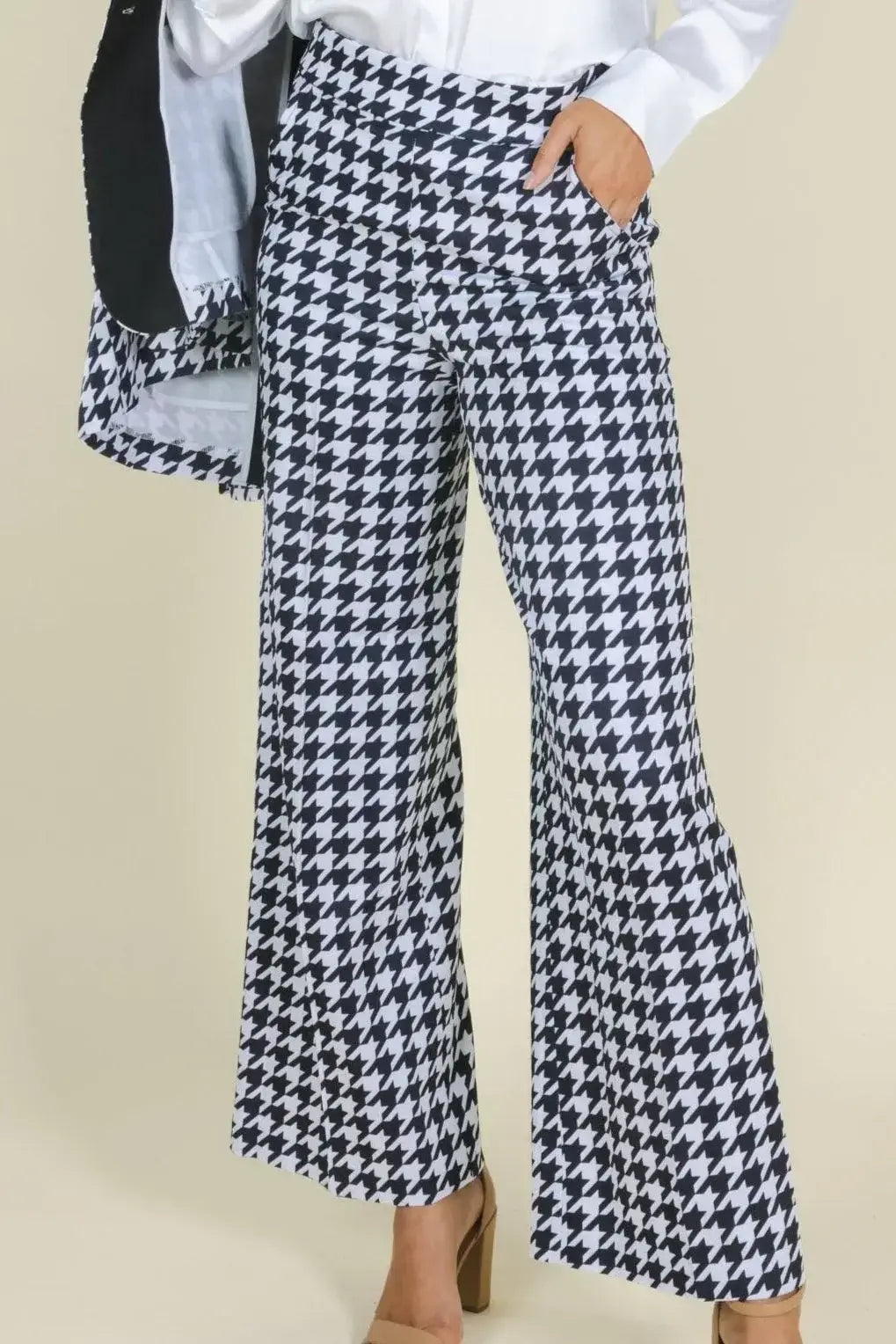 The Sophistication | Houndstooth Women's Suit Pants - Shinesty - Flyclothing LLC