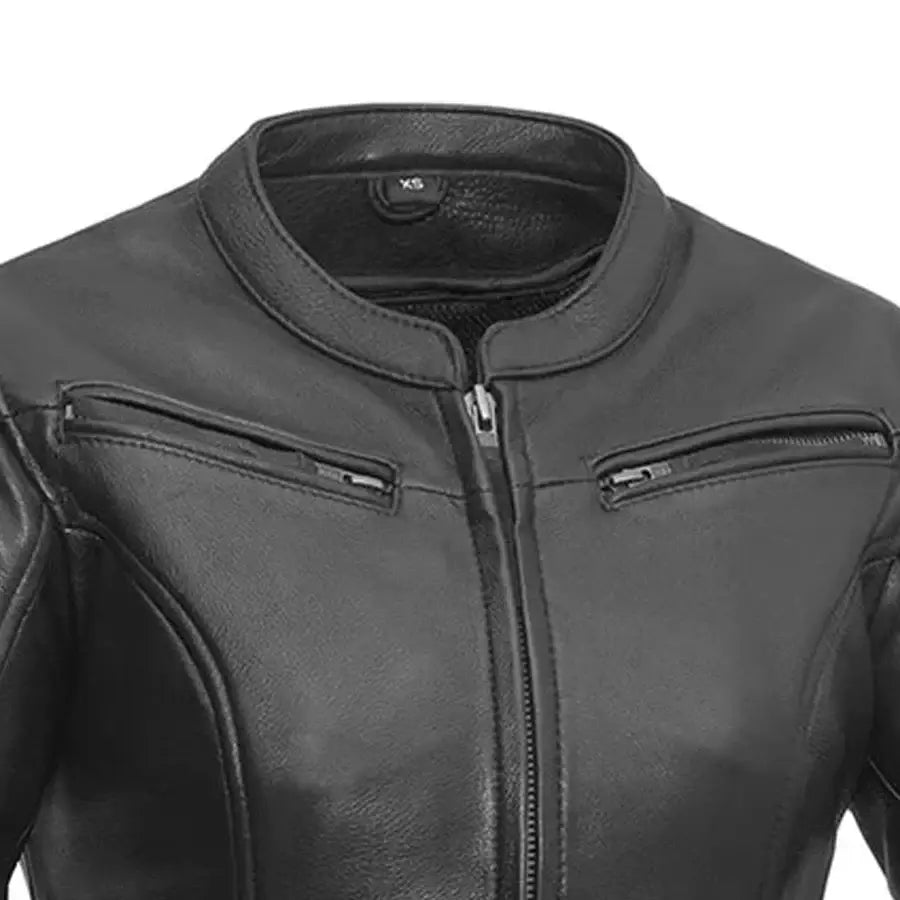 Speed Queen - Womens Motorcycle Leather Jacket - First Manufacturing Company - Flyclothing LLC