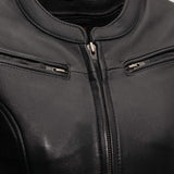 Speed Queen - Womens Motorcycle Leather Jacket - First Manufacturing Company - Flyclothing LLC