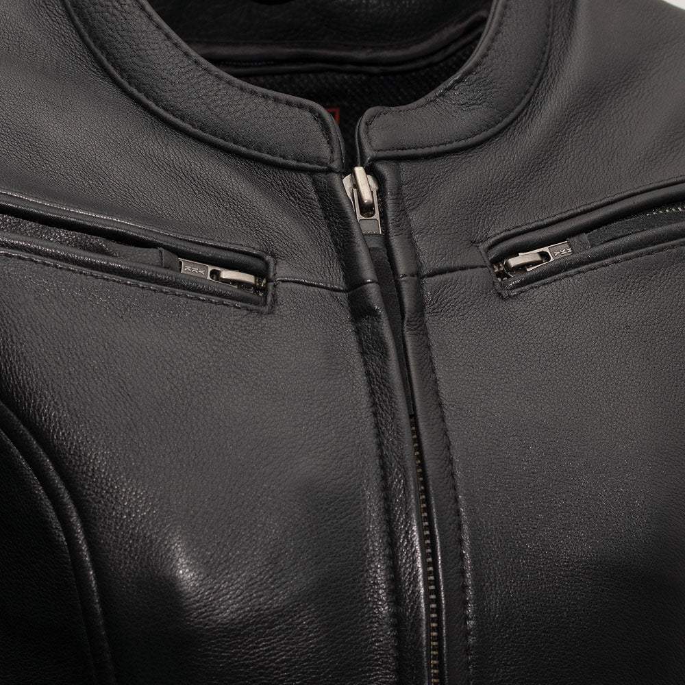 Speed Queen - Womens Motorcycle Leather Jacket - First Manufacturing Company - Flyclothing LLC
