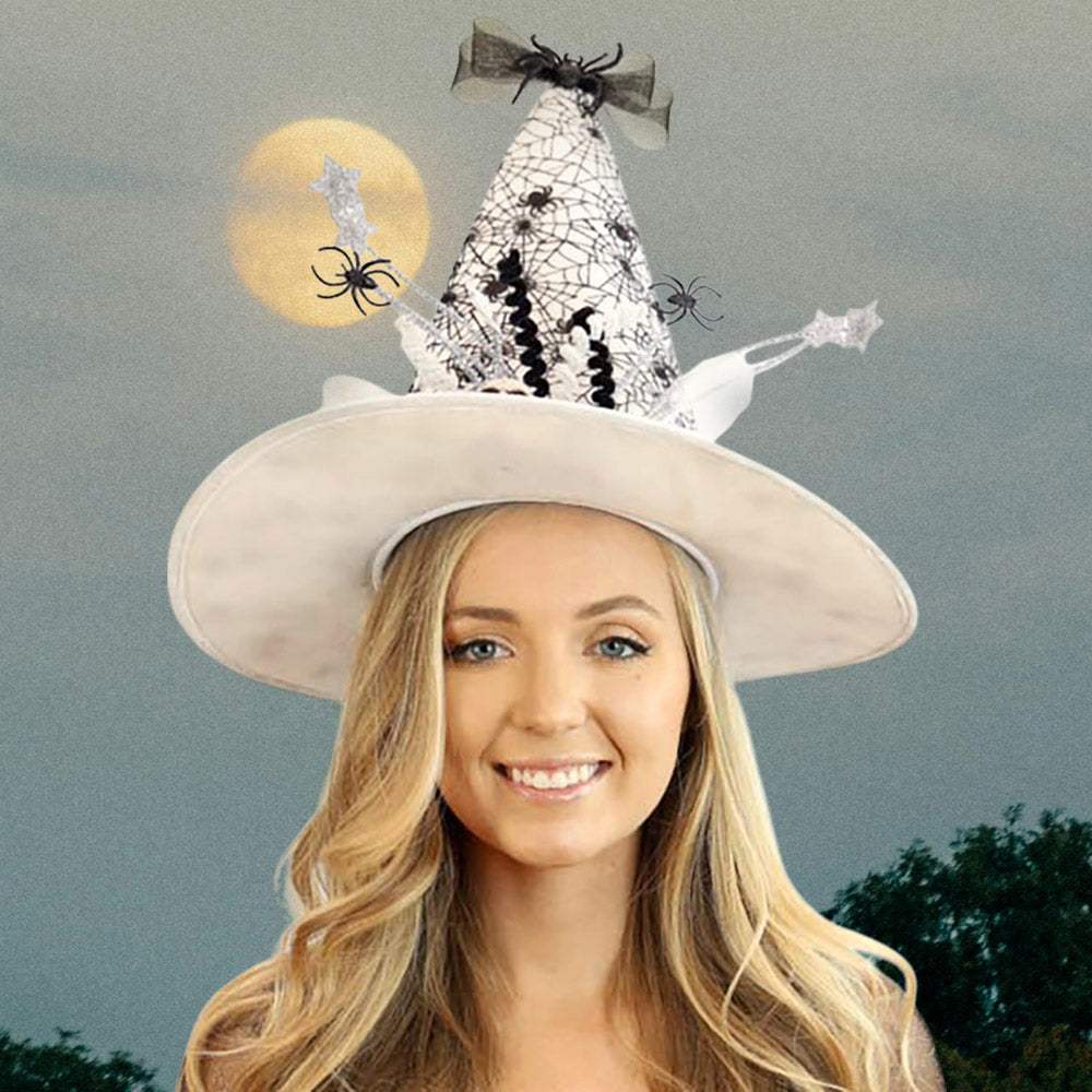 Spider Web Halloween Witch Hat - Madeline Love - Flyclothing LLC