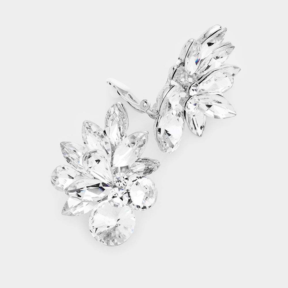 Spike Leaf Clip-On Earrings - Madeline Love - Flyclothing LLC