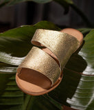 Spirited Sandals in Gold - Naughty Monkey