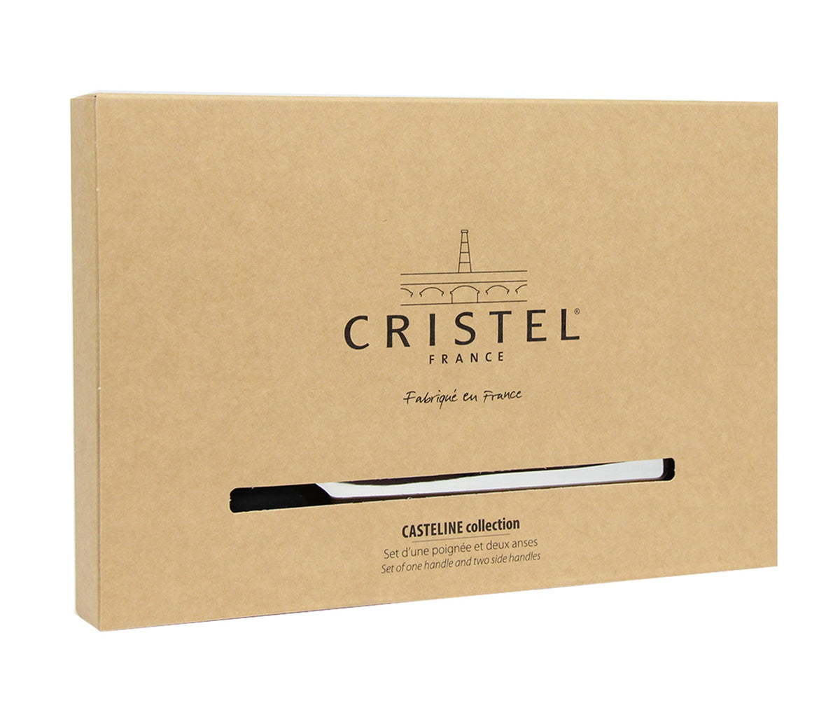 Set of 1 Handle + 2 Side Handles - Casteline Collection - CRISTEL USA - Flyclothing LLC