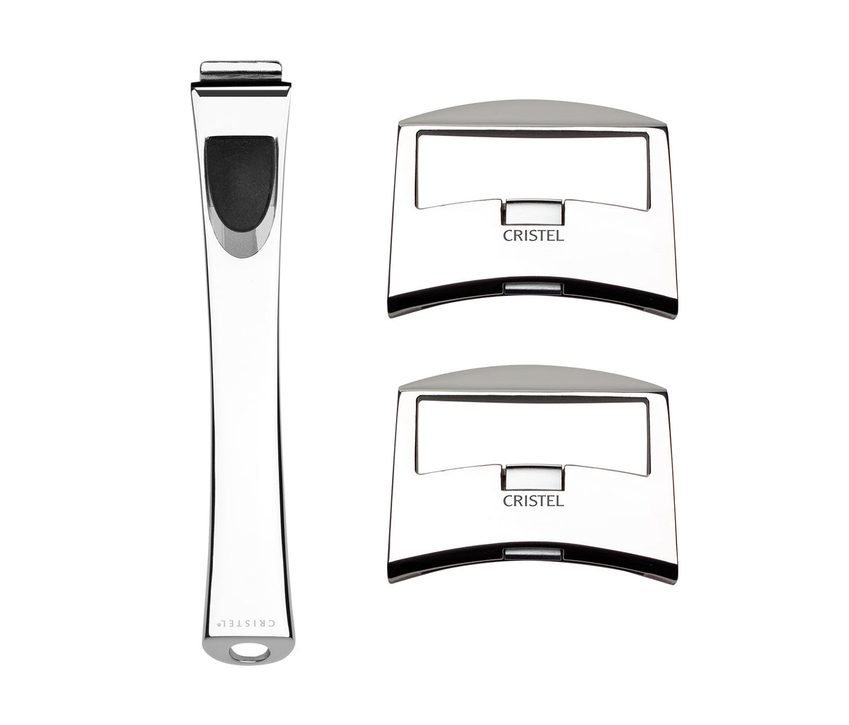 Set of 1 Handle + 2 Side Handles - Casteline Collection - CRISTEL USA - Flyclothing LLC