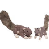 Feller Squirrel Plush Dog Toy - HuggleHounds - Flyclothing LLC