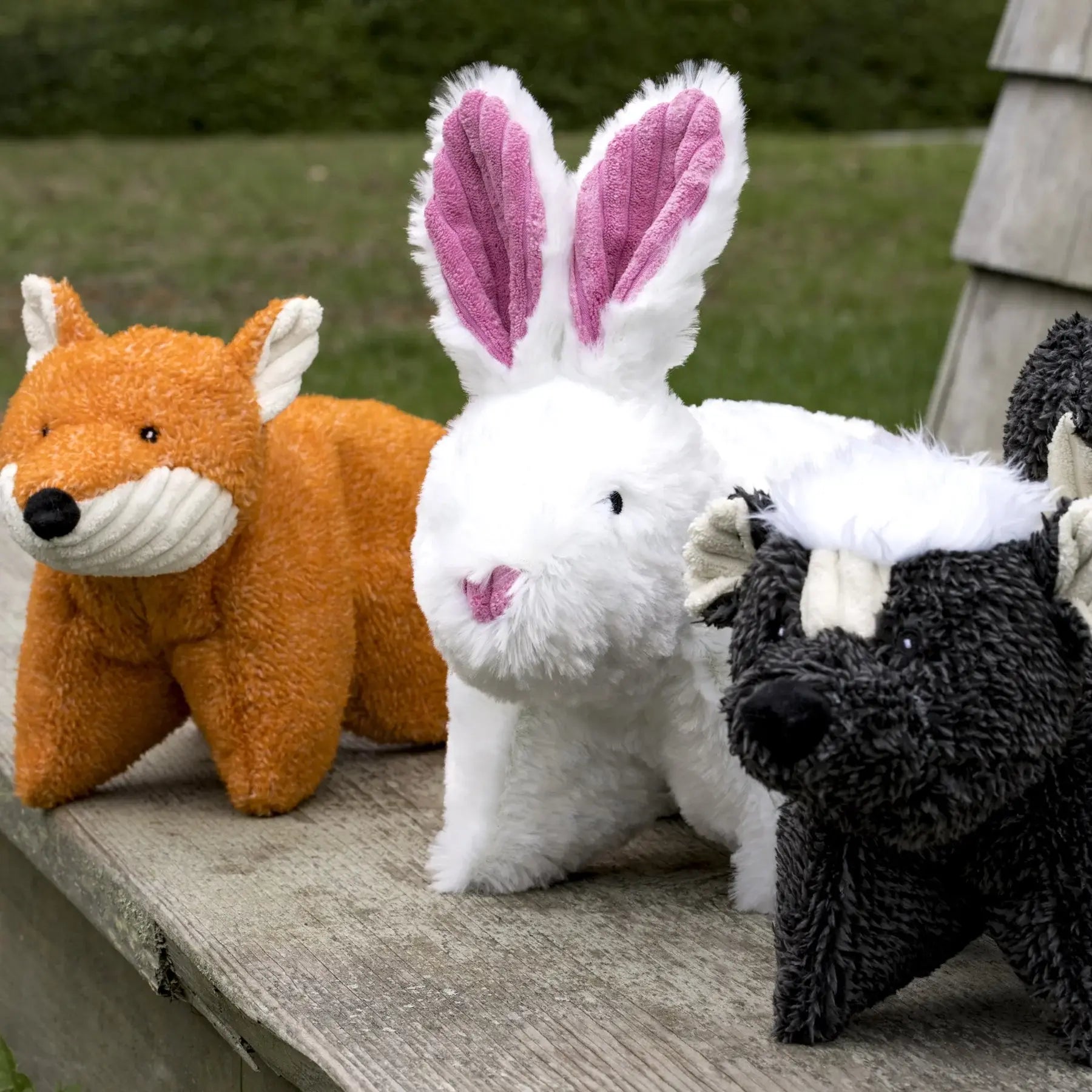 Squooshie™ Skunk Plush Dog Toy - HuggleHounds - Flyclothing LLC