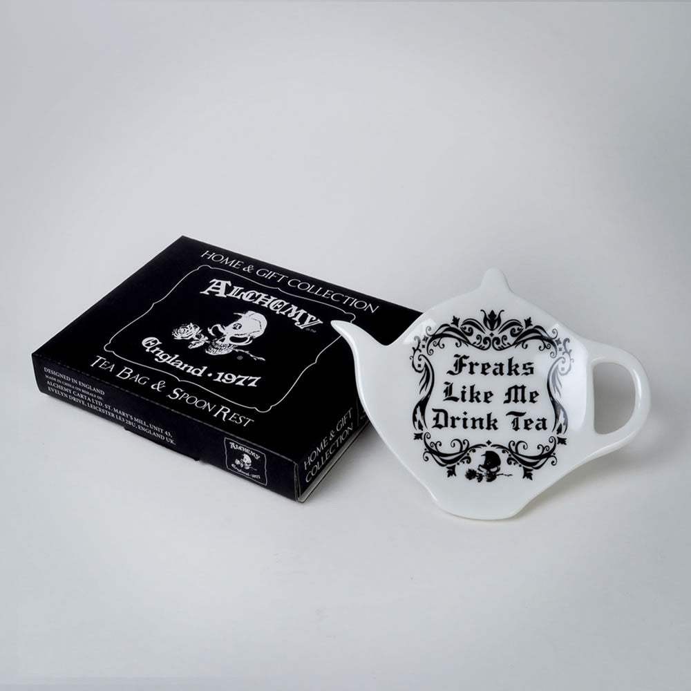 Freaks Like Me Drink Tea Spoon Rest - Alchemy of England - Flyclothing LLC