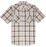 Men's Ely Cattleman Short Sleeve Plaid Western Snap Shirt - Ely Cattleman