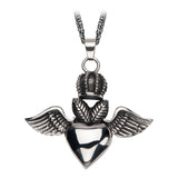 Colgante de alas de motorista de acero inoxidable para mujer de Inox Jewelry