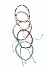 Stackable Bead & Woven Cord Bracelet - Boho Clothing and Accessories - Flyclothing LLC