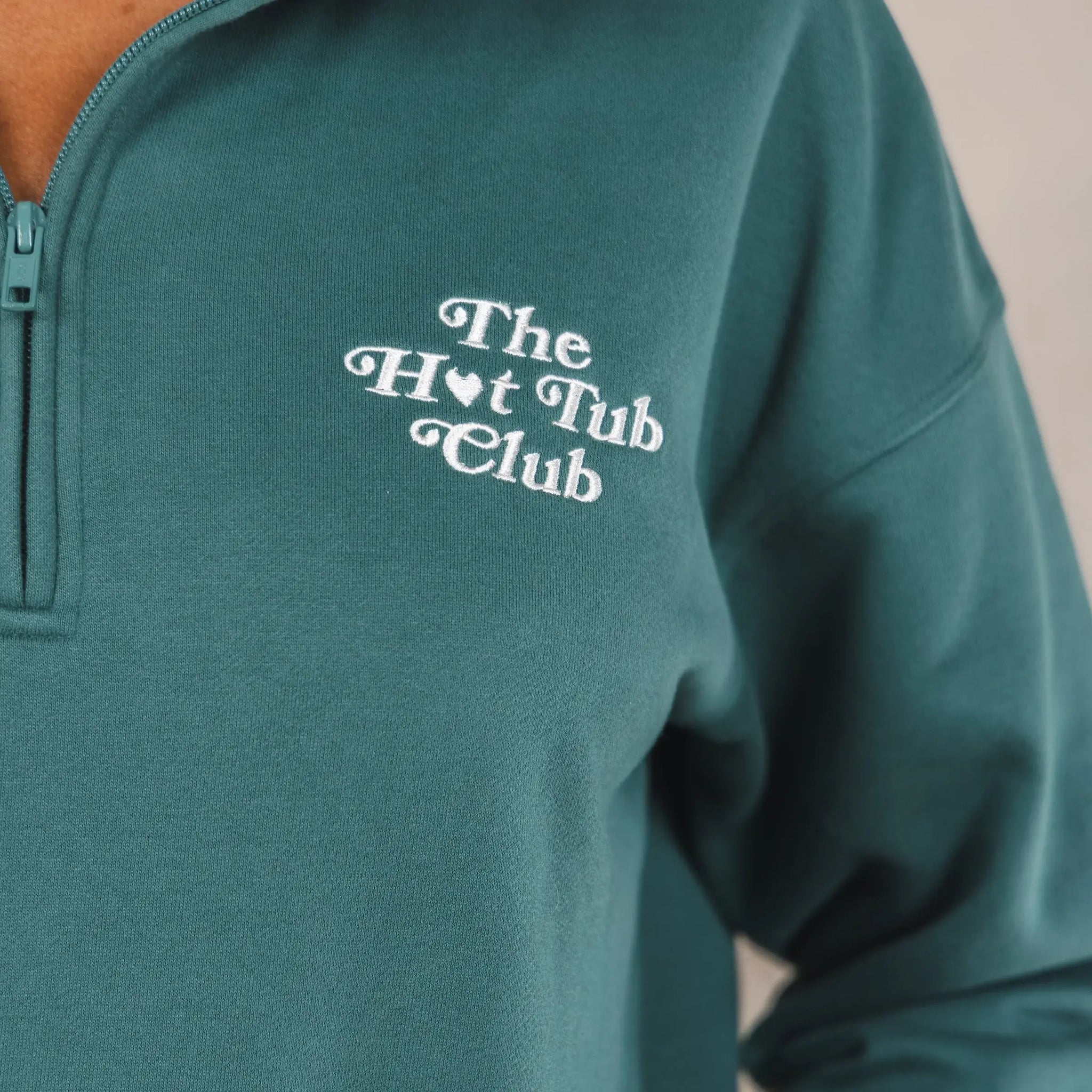 The Spruced Up | Green Sexy Terry™ Women’s Half Zip - Shinesty - Flyclothing LLC