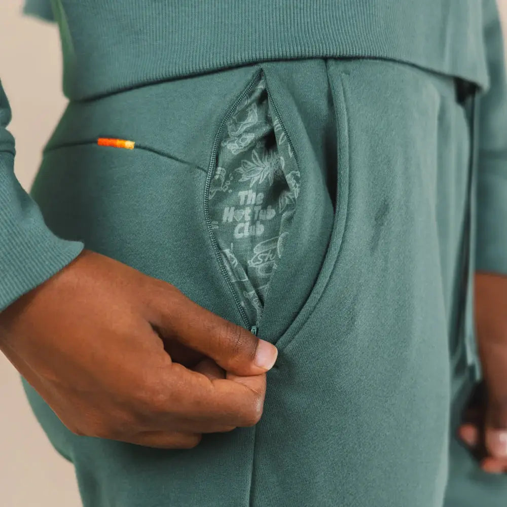 The Spruced Up | Green Sexy Terry™ Women’s Lounge Joggers - Shinesty - Flyclothing LLC