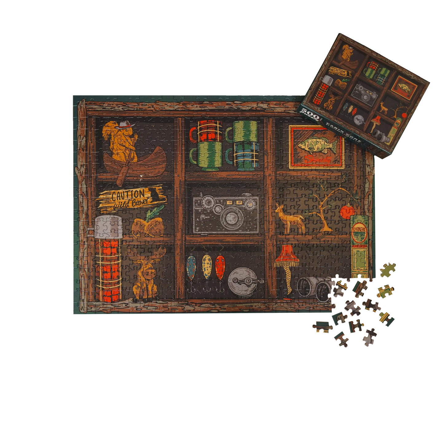 The Cabin Core | Cabin Scene Puzzle - Shinesty - Flyclothing LLC