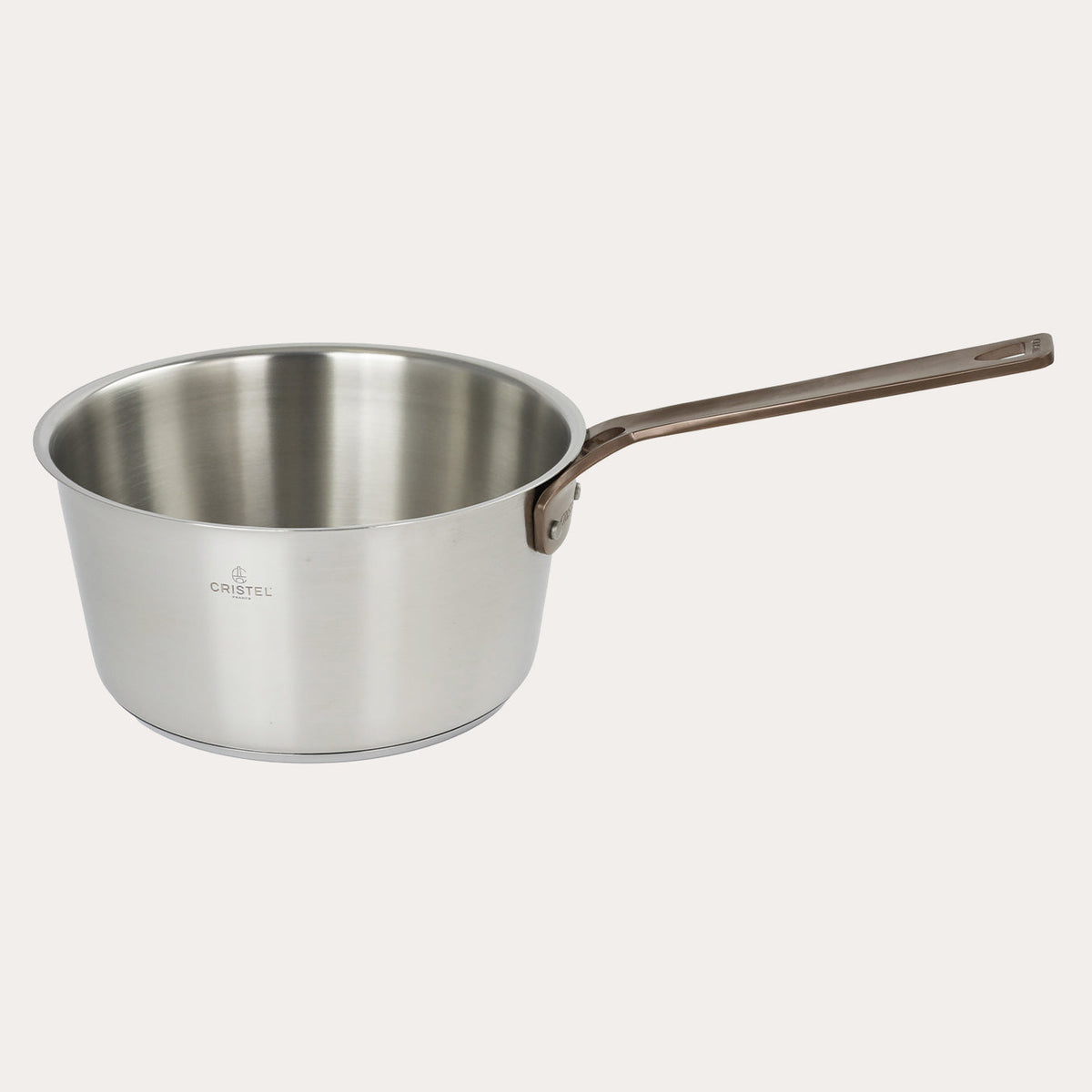 Saucepan with Antique Brass handle (without lid) - CRISTEL USA - Flyclothing LLC