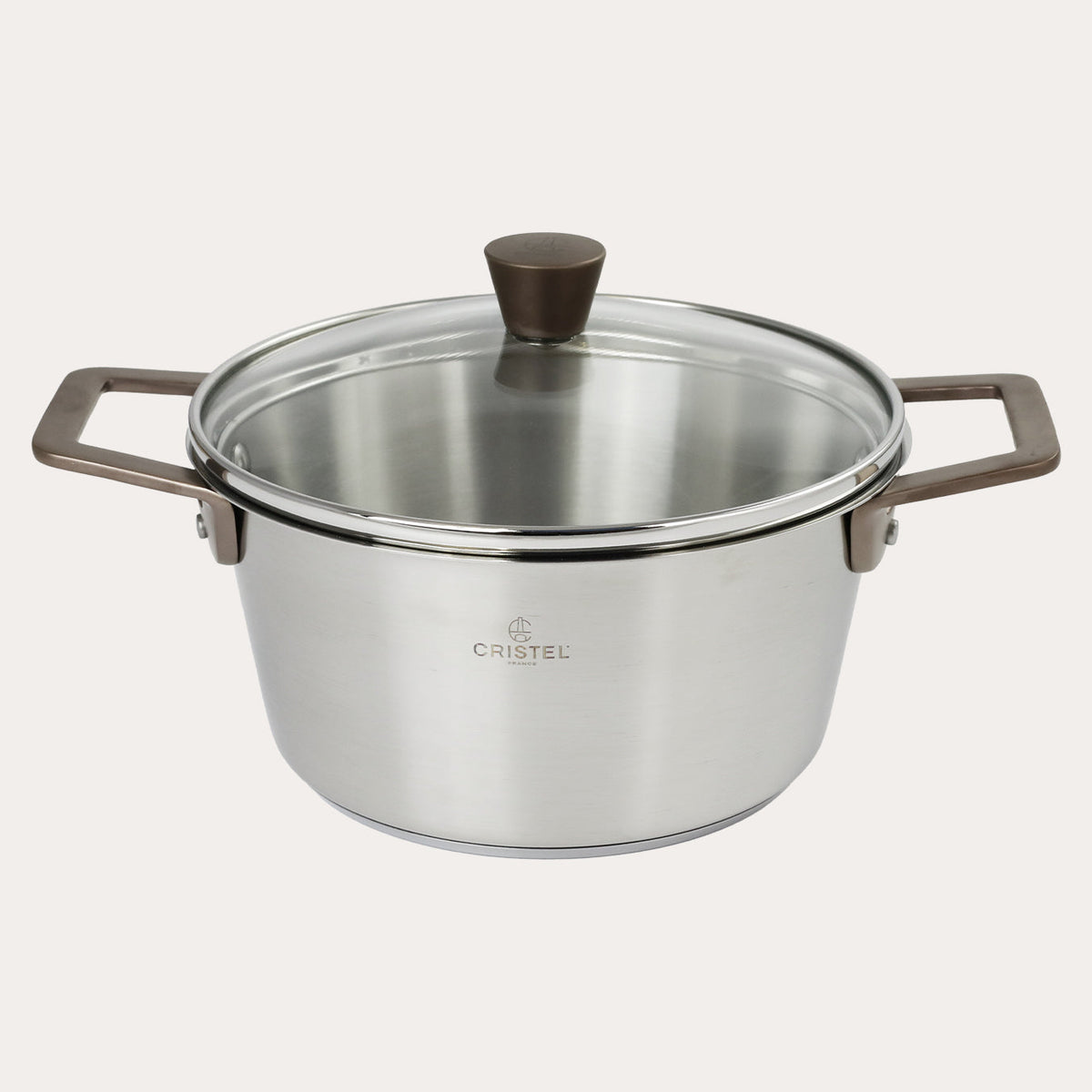 Stewpot with Antique Brass Handles (with lid) - CRISTEL USA - Flyclothing LLC